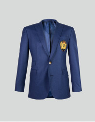 Patrick Hellmann Collection Blue Men Blazer With Gold Badge thumbnail