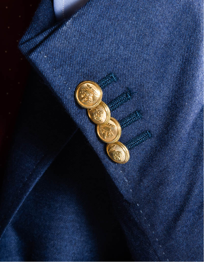 Patrick Hellmann Collection Hand-Made Blue Blazer image