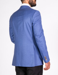 Patrick Hellmann Collection Blue Men Blazer 100% Wool  thumbnail 4