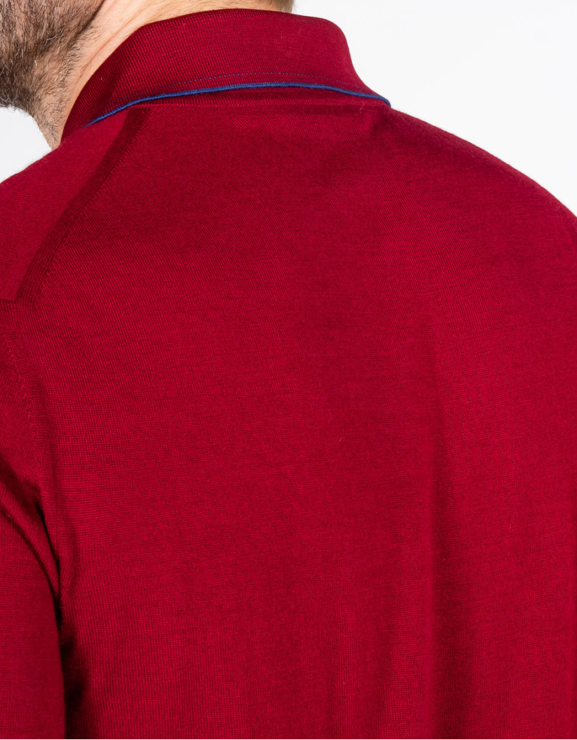 Castello d'Oro Red Polo Long Sleeves  image