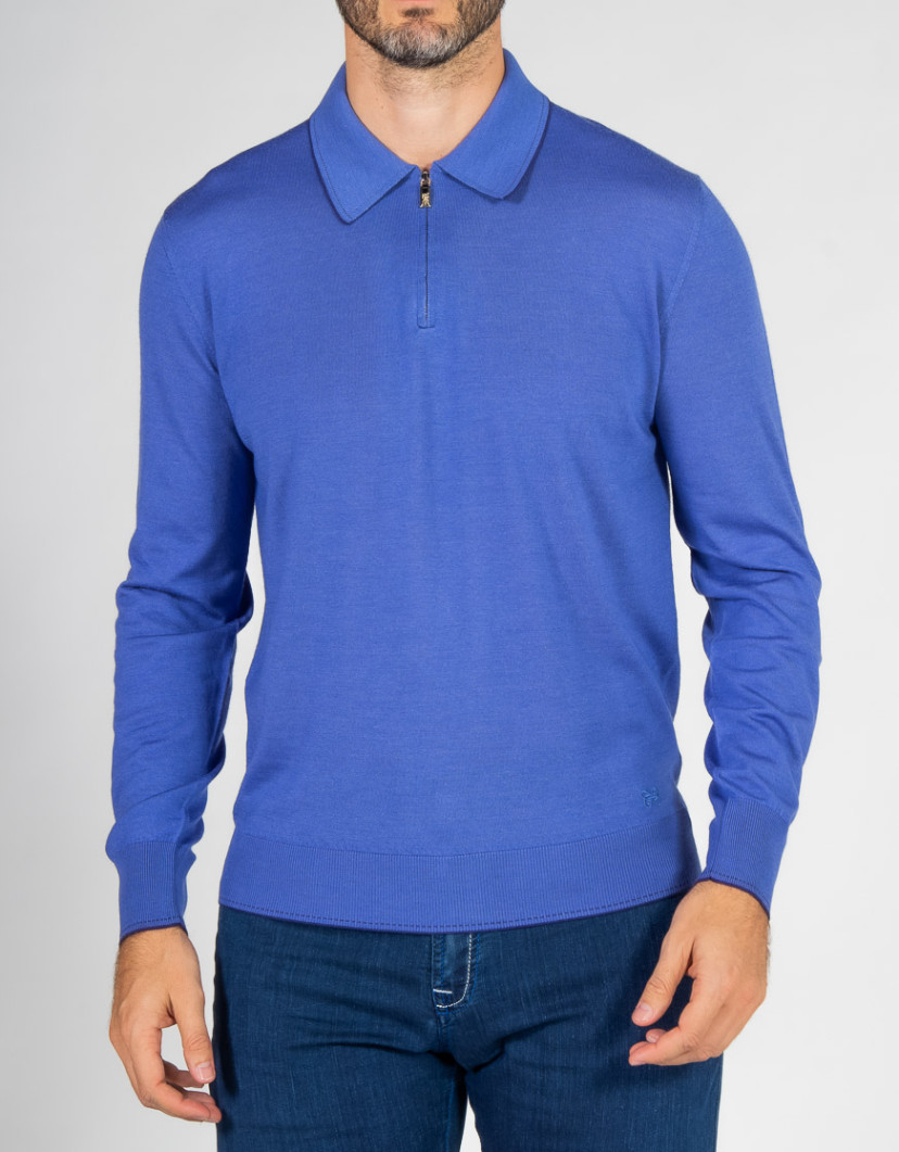 Castello-dOro-Blue-Polo-Long-Sleeves-image Castello d'Oro Blue Polo Long Sleeves image