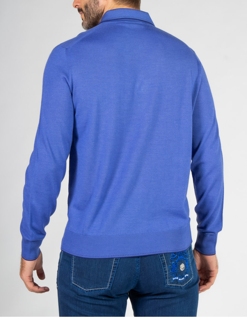 Castello-dOro-Blue-Polo-Long-Sleeves-image Castello d'Oro Blue Polo Long Sleeves image