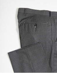 Castello D'Oro Grey Trousers 100% Wool thumbnail 4