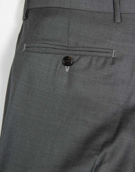 Castello D'Oro Grey Trousers 100% Wool thumbnail 5