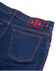 Scissor Scriptor Men Denim With Red Stitch thumbnail 5