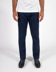 Scissor Scriptor Navy Blue Jeans With Black Button thumbnail 1