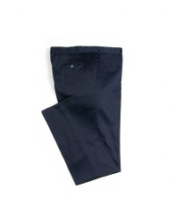 Patrick Hellmann Collection Navy Blue Chino Trousers  thumbnail