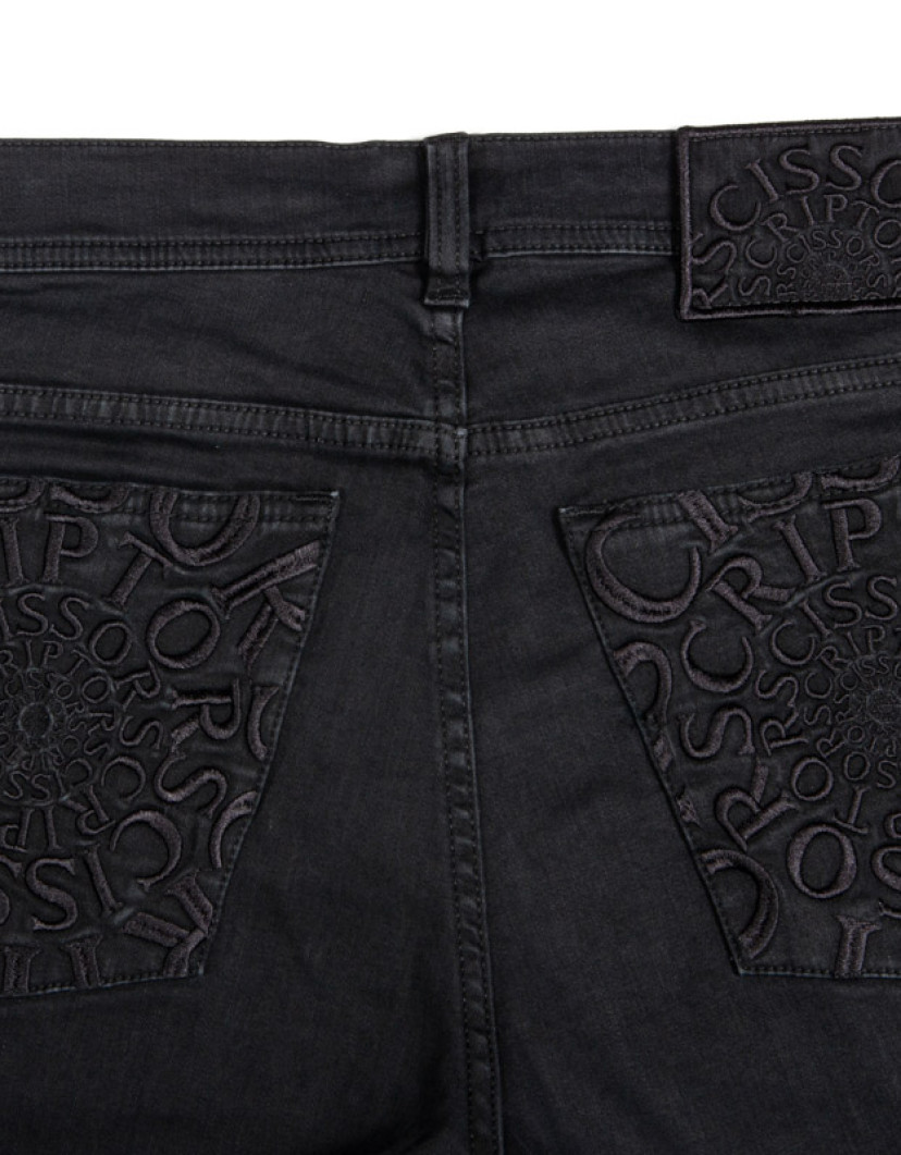 Scissor Scriptor Black Denim image