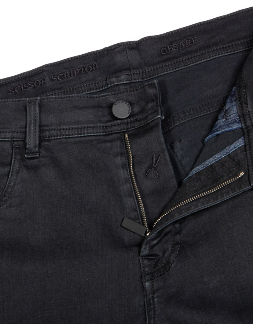 Scissor Scriptor Black Denim image