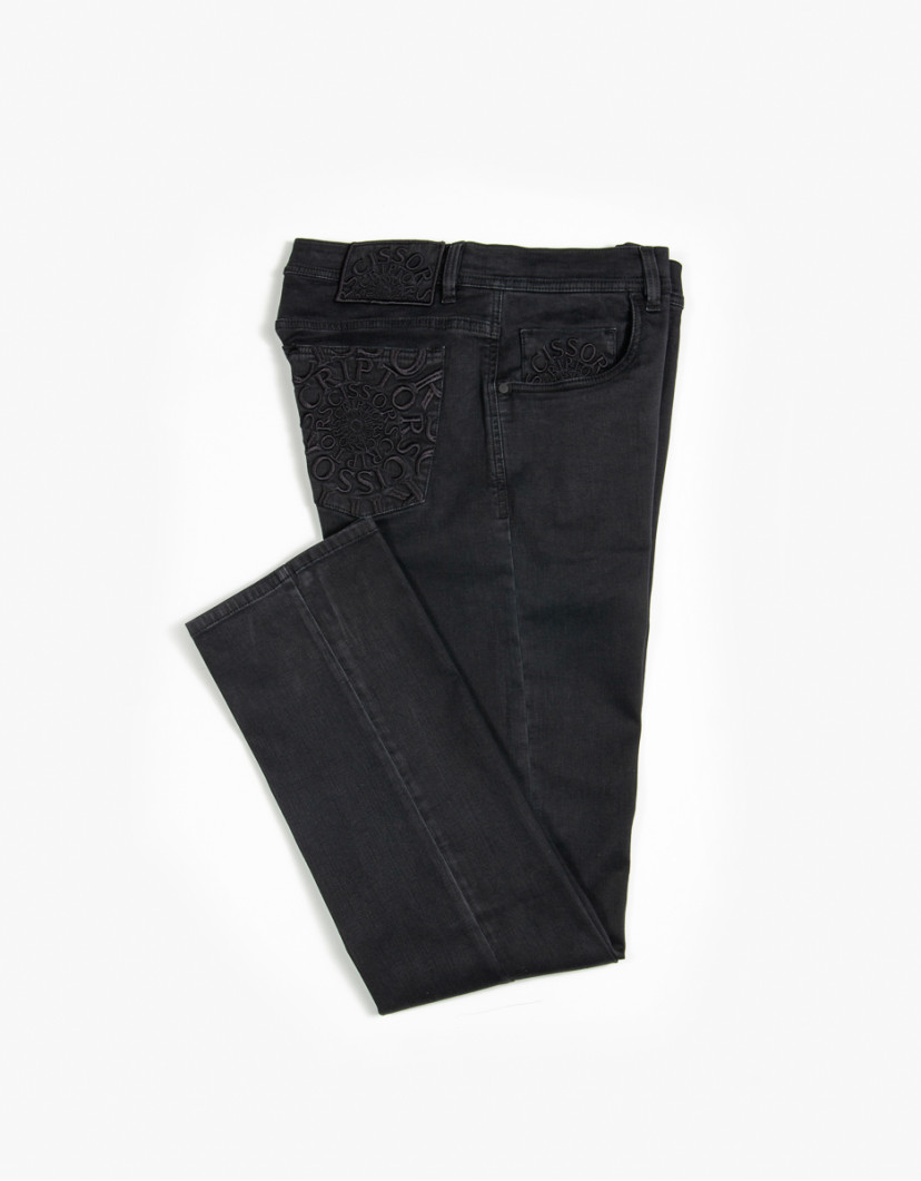 Scissor Scriptor Black Denim image