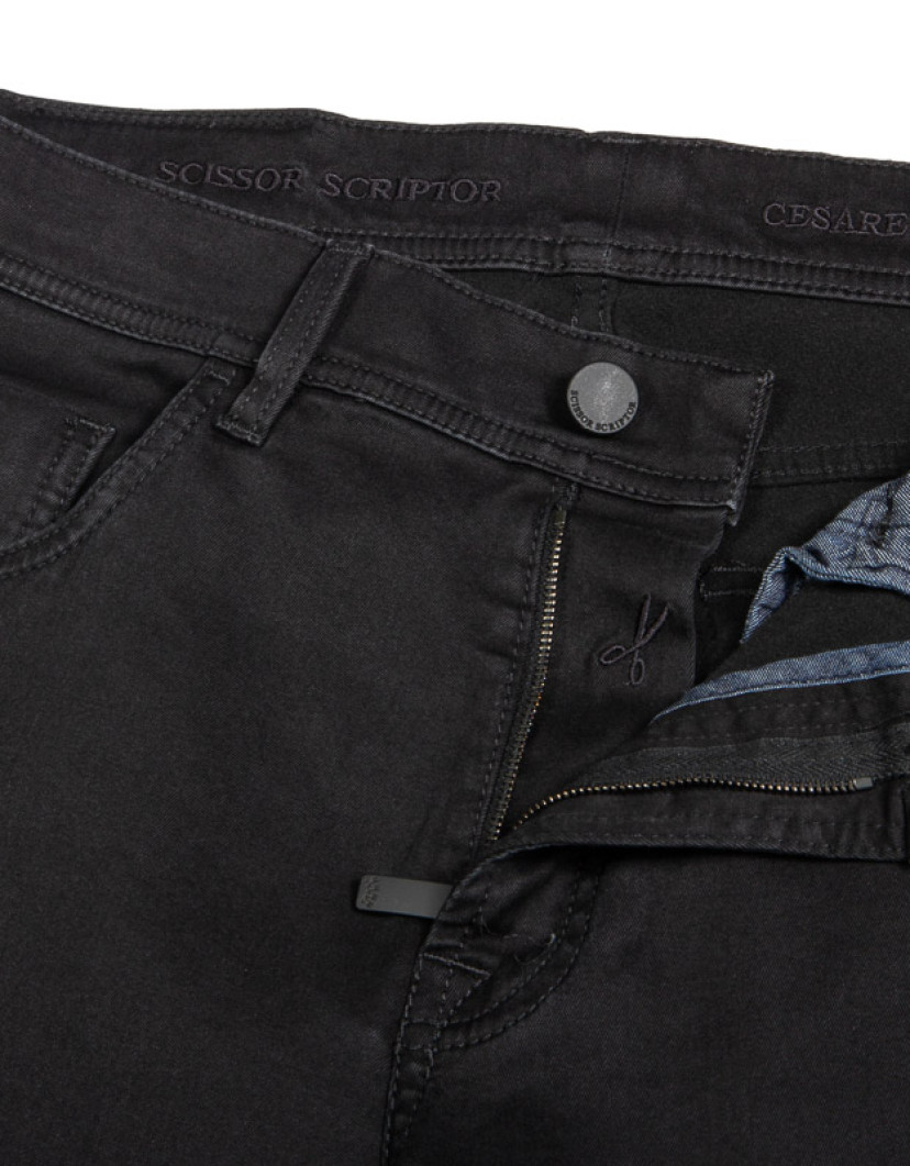 Scissor Scriptor Black Jeans  image