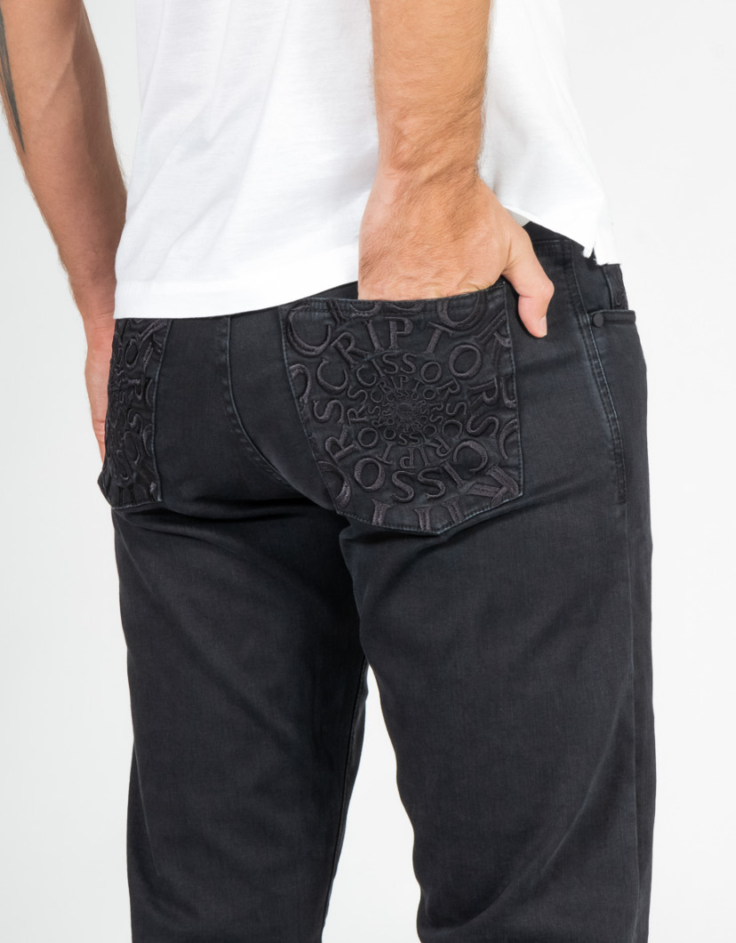 Scissor Scriptor Black Denim image