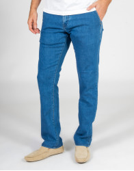 Scissor Scriptor Light Blue Jeans Metal Button thumbnail 1