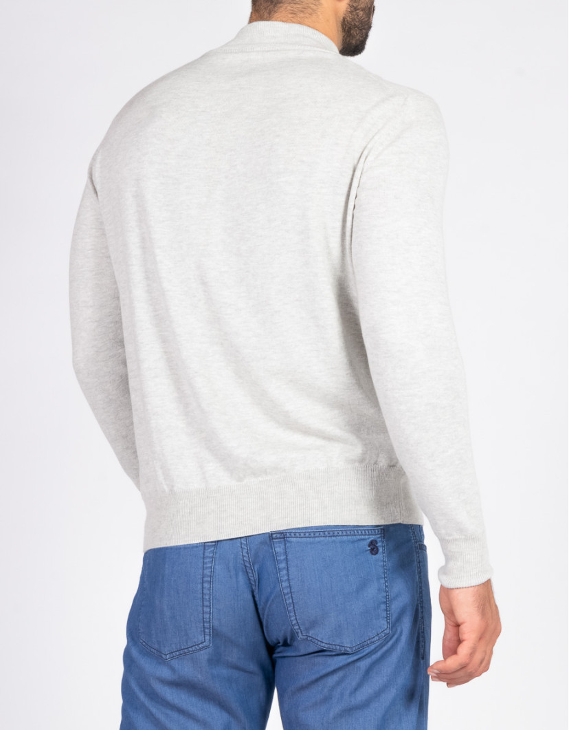 Patrick Hellmann Collection White Sweater 100% Cotton image