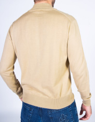 Patrick Hellmann Collection Beige Sweater 100% Cotton thumbnail 4