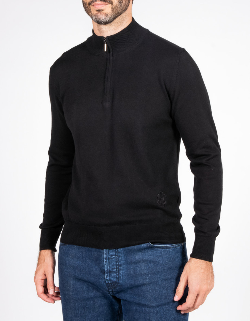Patrick Hellmann Collection Black Sweater 100% Cotton image