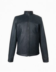 Patrick Hellmann Collection Green Leather Jacket  thumbnail