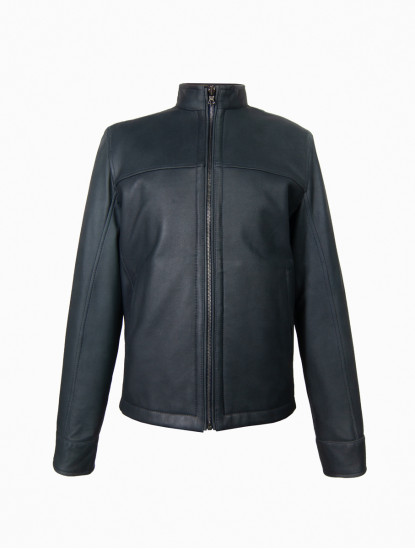 Patrick Hellmann CollectionGreen Leather Jacket image922