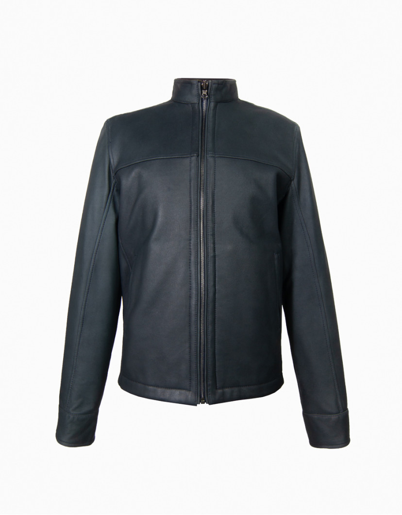 Patrick Hellmann Collection Green Leather Jacket  image