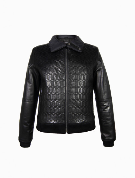 Patrick Hellmann CollectionBlack Leather Jacket image929