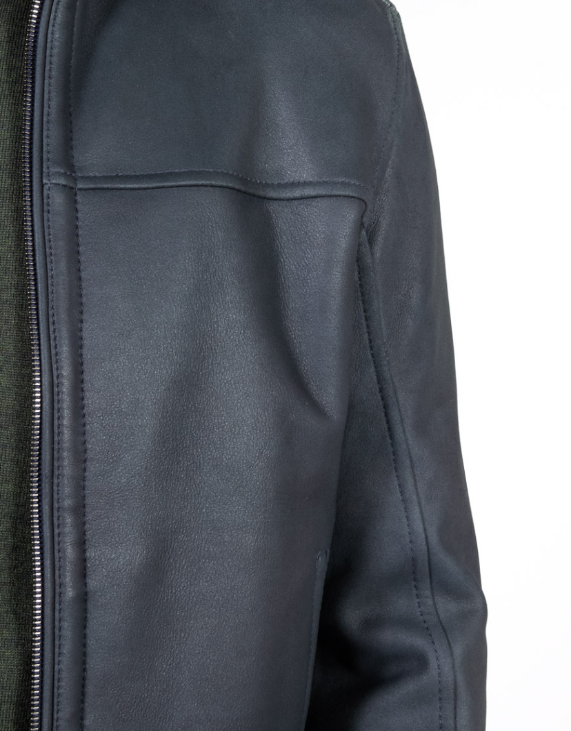 Patrick Hellmann Collection Green Leather Jacket  image