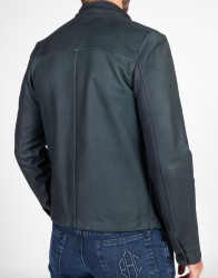 Patrick Hellmann Collection Green Leather Jacket  thumbnail 5