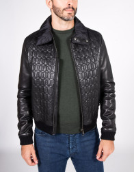 Patrick Hellmann Collection Black Leather Jacket  thumbnail 1