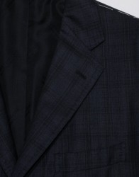 Patrick Hellmann Collection Artisan Navy Blue 100% Wool Suit thumbnail 4