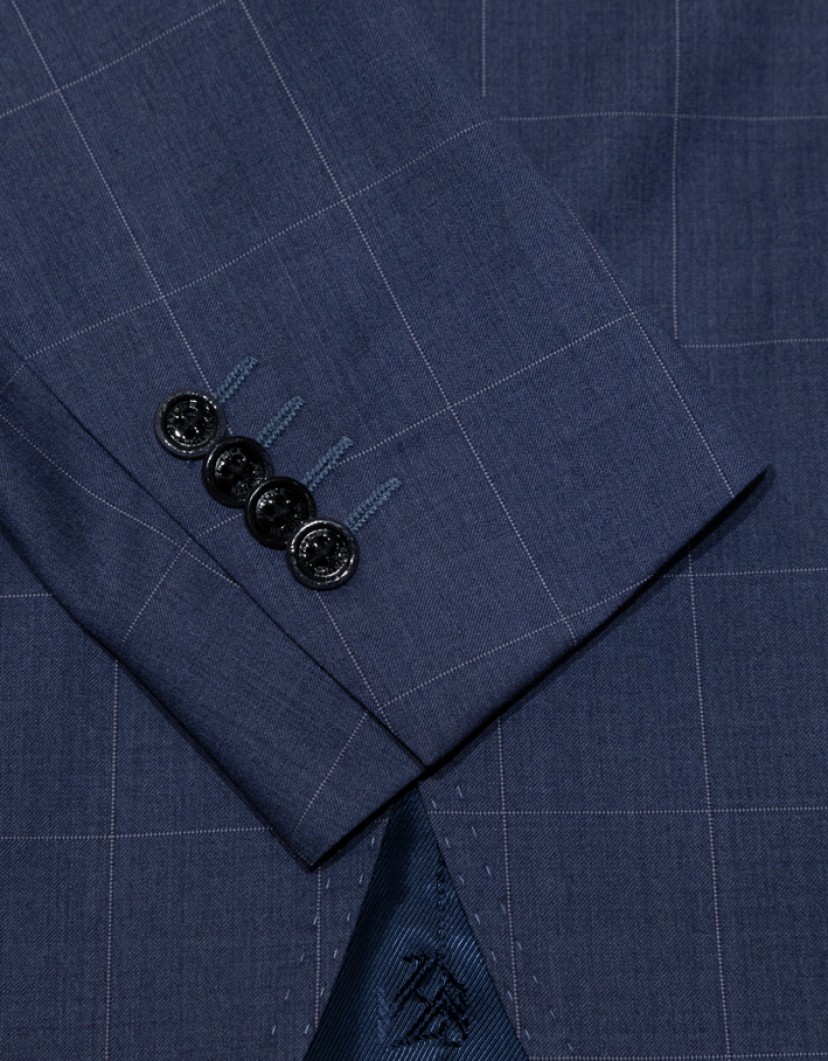 Patrick Hellmann Collection Blue Elegance 100% Wool Suit image