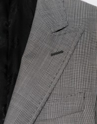 Patrick Hellmann Collection Grey Suit In Black Check 100% Wool thumbnail 1