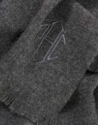 Patrick Hellmann Collection Grey Scarf 100% Cashmere  thumbnail 1