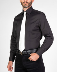 Patrick Hellmann Collection Black Shirt 100% Cotton thumbnail 1
