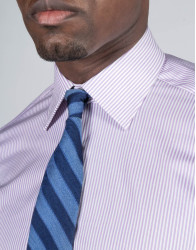 Patrick-Hellmann-Collection-Men-Shirt-With-Purple-Stripes-thumbnail-3 Patrick Hellmann Collection Men Shirt With Purple Stripes  thumbnail 3