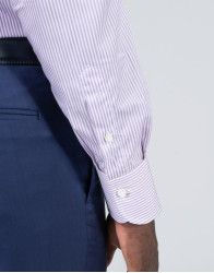 Patrick-Hellmann-Collection-Men-Shirt-With-Purple-Stripes-thumbnail-6 Patrick Hellmann Collection Men Shirt With Purple Stripes  thumbnail 6