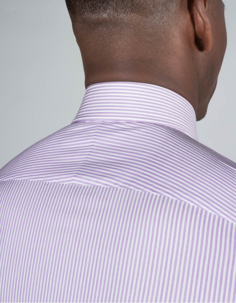 Patrick-Hellmann-Collection-Men-Shirt-With-Purple-Stripes-image Patrick Hellmann Collection Men Shirt With Purple Stripes  image