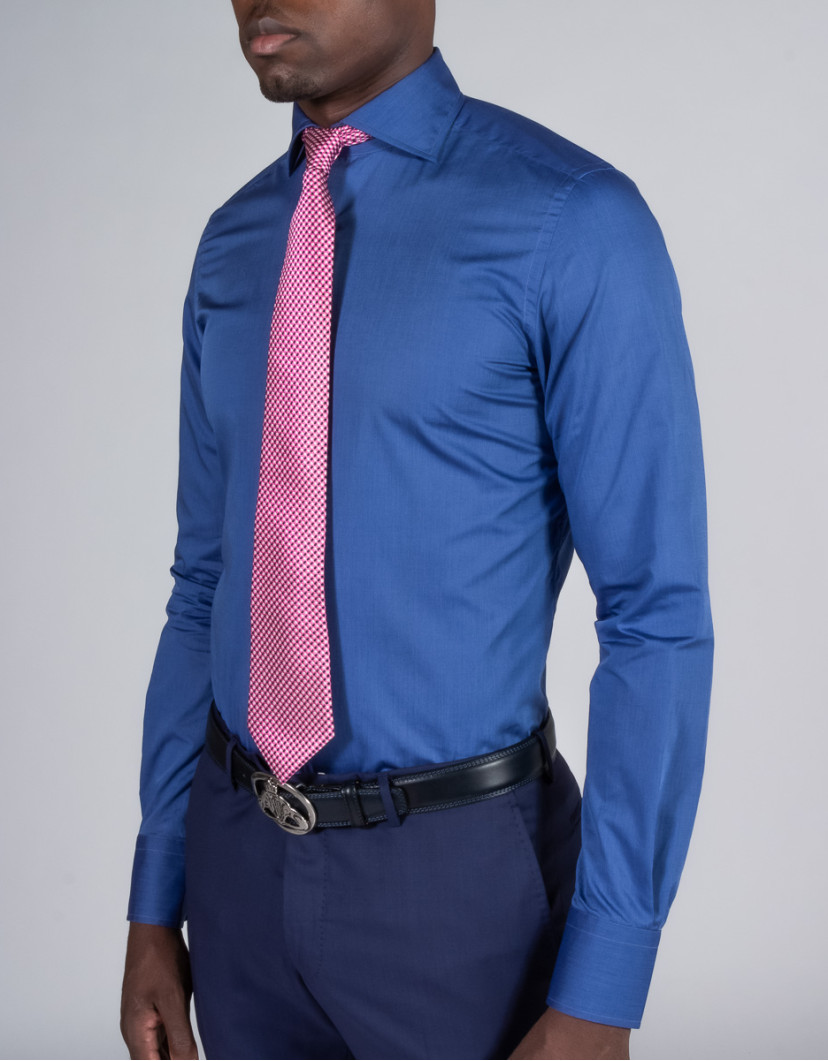 Patrick Hellmann Collection Blue Shirt 100% Cotton  image