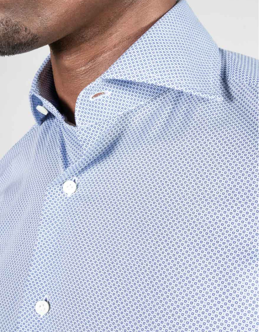 Patrick-Hellmann-Collection-Blue-Shirt-100-Cotton-image Patrick Hellmann Collection Blue Shirt 100% Cotton image