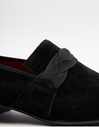 Patrick Hellmann Collection Suede Smoking Slippers thumbnail 3