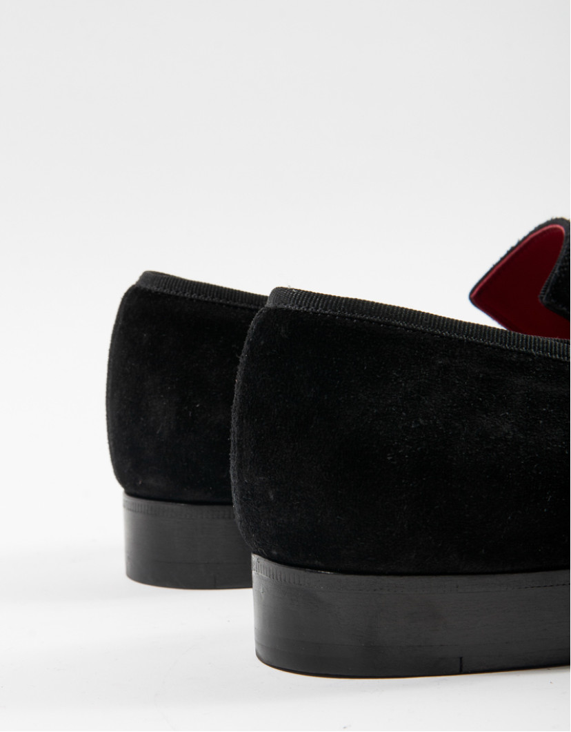 Patrick Hellmann Collection Suede Smoking Slippers image