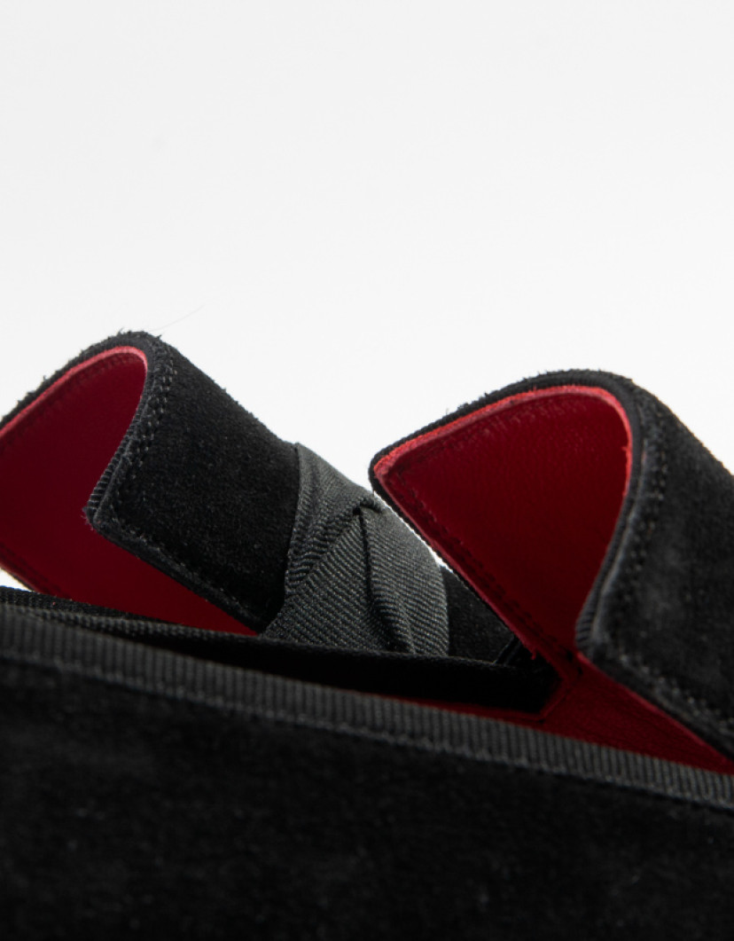 Patrick Hellmann Collection Suede Smoking Slippers image