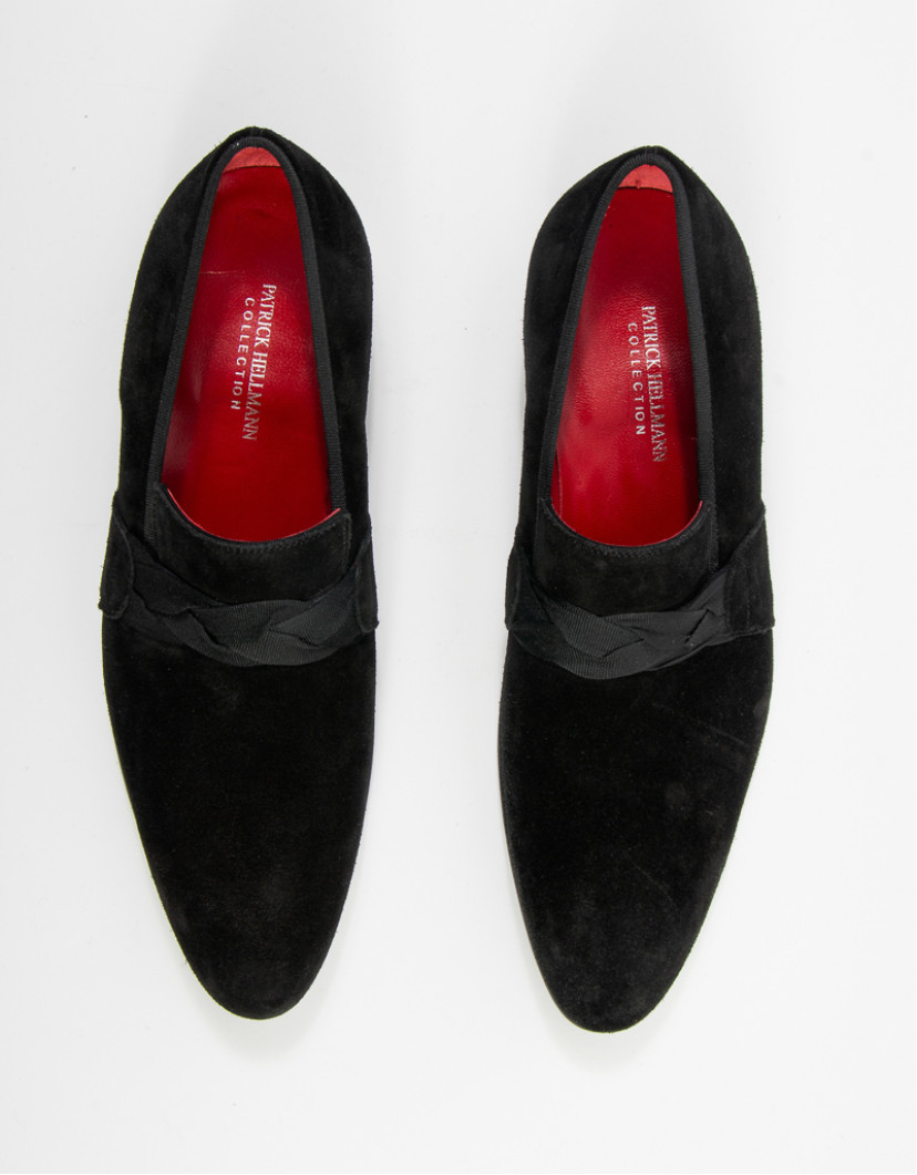 Patrick Hellmann Collection Suede Smoking Slippers image