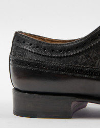 Patrick Hellmann Collection Derby Brogue Shoes Dark Brown thumbnail 4