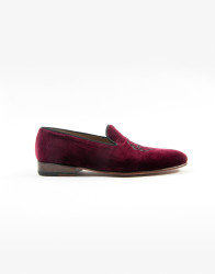 Patrick Hellmann Collection Velvet Smoking Slippers thumbnail