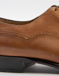 Patrick Hellmann Collection Brown Oxford Brogue Shoes thumbnail 3