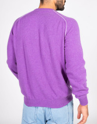 Patrick-Hellmann-Collection-100-Cashmere-Purple-Sweater-thumbnail-4 Patrick Hellmann Collection 100% Cashmere Purple Sweater thumbnail 4