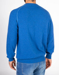Patrick-Hellmann-Collection-100-Cashmere-Round-Neck-Sweater-thumbnail-3 Patrick Hellmann Collection 100% Cashmere Round Neck Sweater thumbnail 3