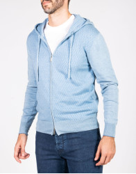 Patrick-Hellmann-Collection-Light-Blue-Hoodie-Sweater-Zip-Up-100-Cotton-thumbnail-5 Patrick Hellmann Collection Light Blue Hoodie Sweater Zip-Up 100% Cotton thumbnail 5