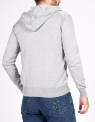 Patrick-Hellmann-Collection-Grey-Hoodie-Sweater-Zip-Up-100-Cotton-thumbnail-3 Patrick Hellmann Collection Grey Hoodie Sweater Zip-Up 100% Cotton thumbnail 3