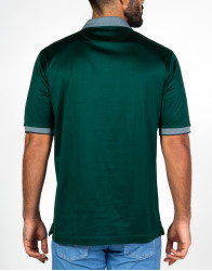 Patrick Hellmann Collection Green Polo T-shirt 100% Cotton thumbnail 4