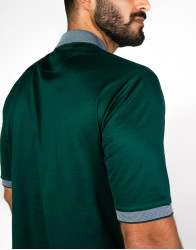 Patrick Hellmann Collection Green Polo T-shirt 100% Cotton thumbnail 5